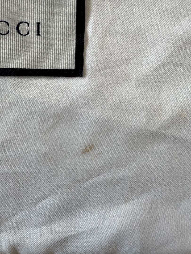 GUCCI フラワープリント ヘアバンド　紫陽花