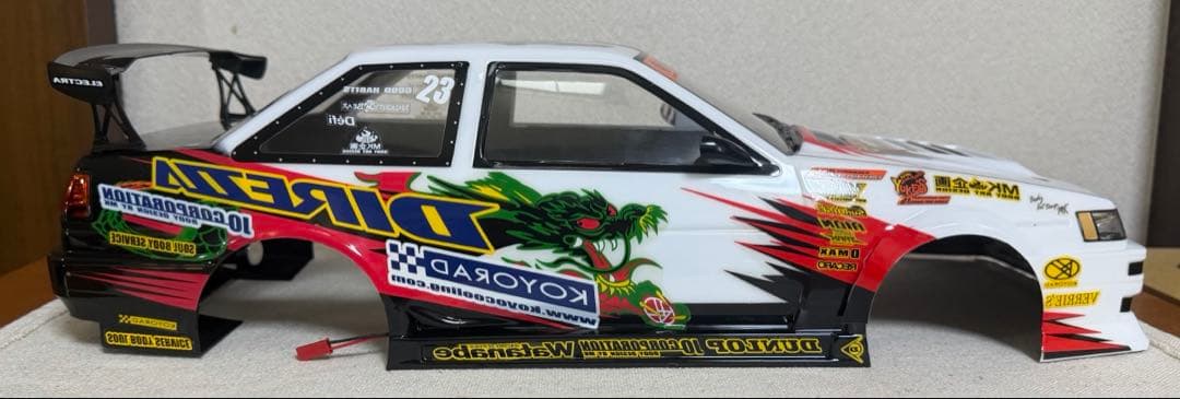 ヨコモ　AE86 ラジコンボディー　日比野
