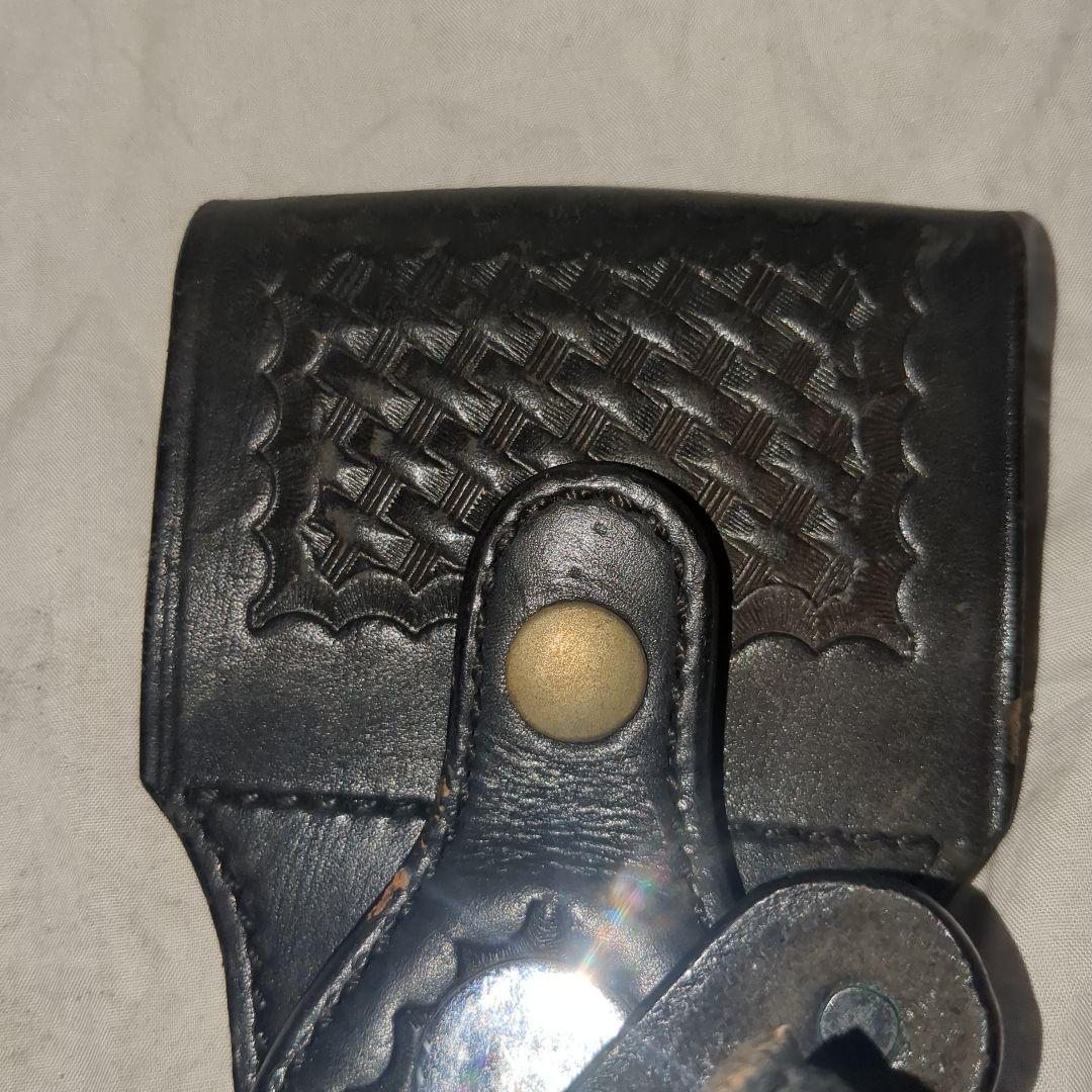 サファリランド製　実物本革レザーホルスター　s＆w 9mm対応