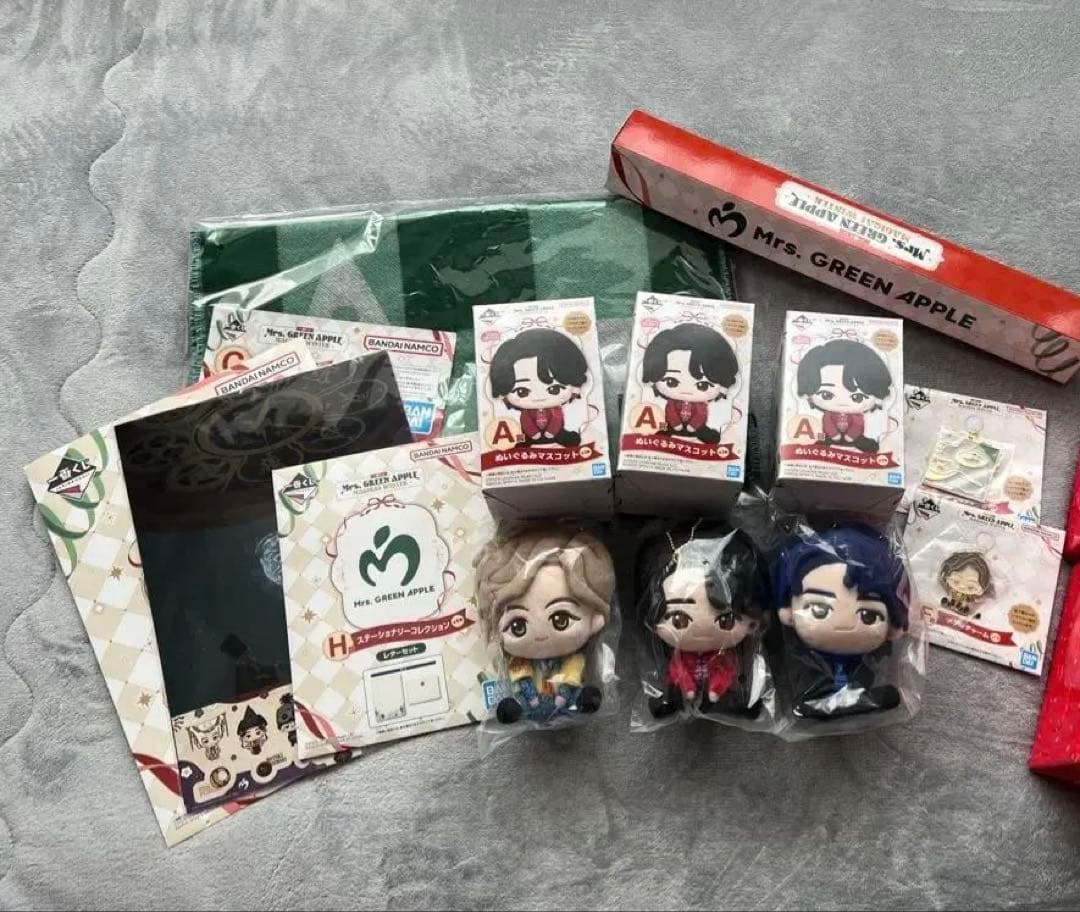 黒*ん様 Mrs. GREEN APPLE 一番くじ A.B.C.F.H 賞 セ