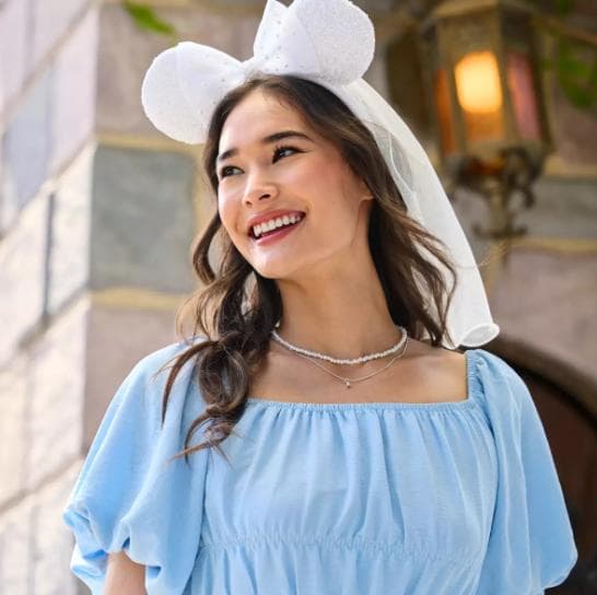 レア商品【日本無発売】シンデレラ 花嫁 ベール付き カチューシャ