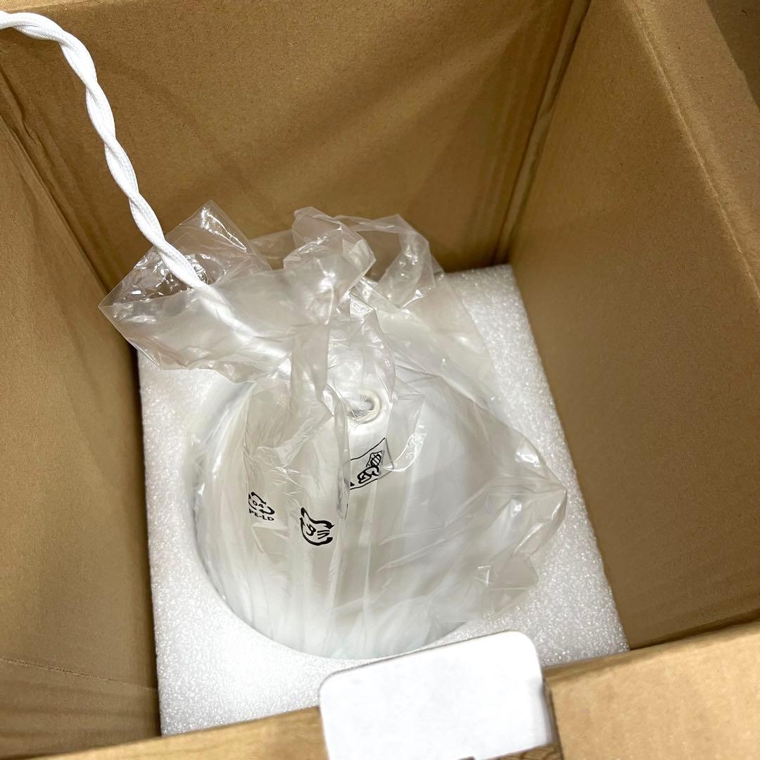 6h01_未使用に近い アートワークスタジオ シュガーペンダントライト 白