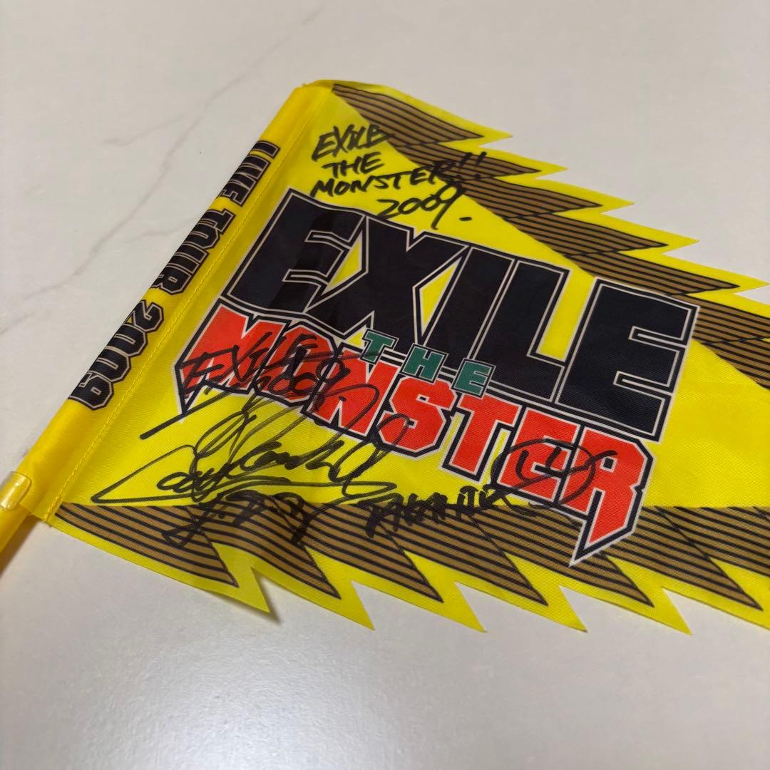 EXILE TAKAHIRO 直筆サイン入り 2009 フラッグ