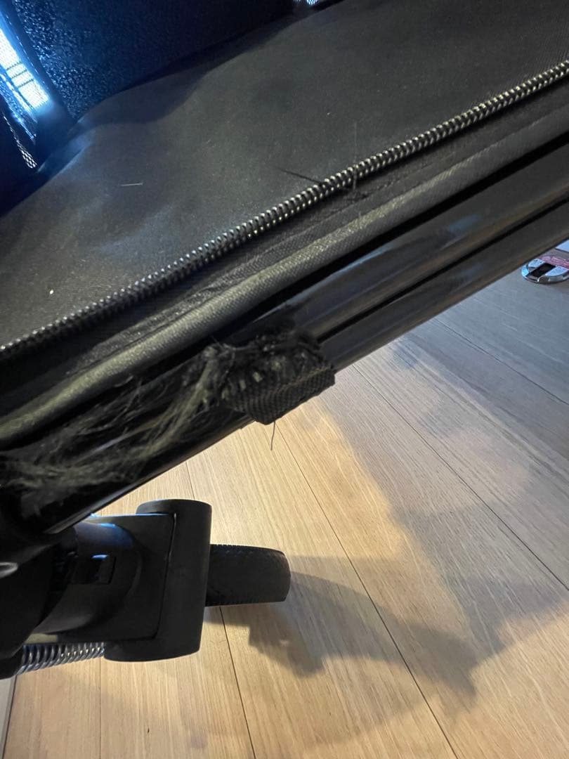 ※訳あり ブラック ペットカート 折りたたみ式