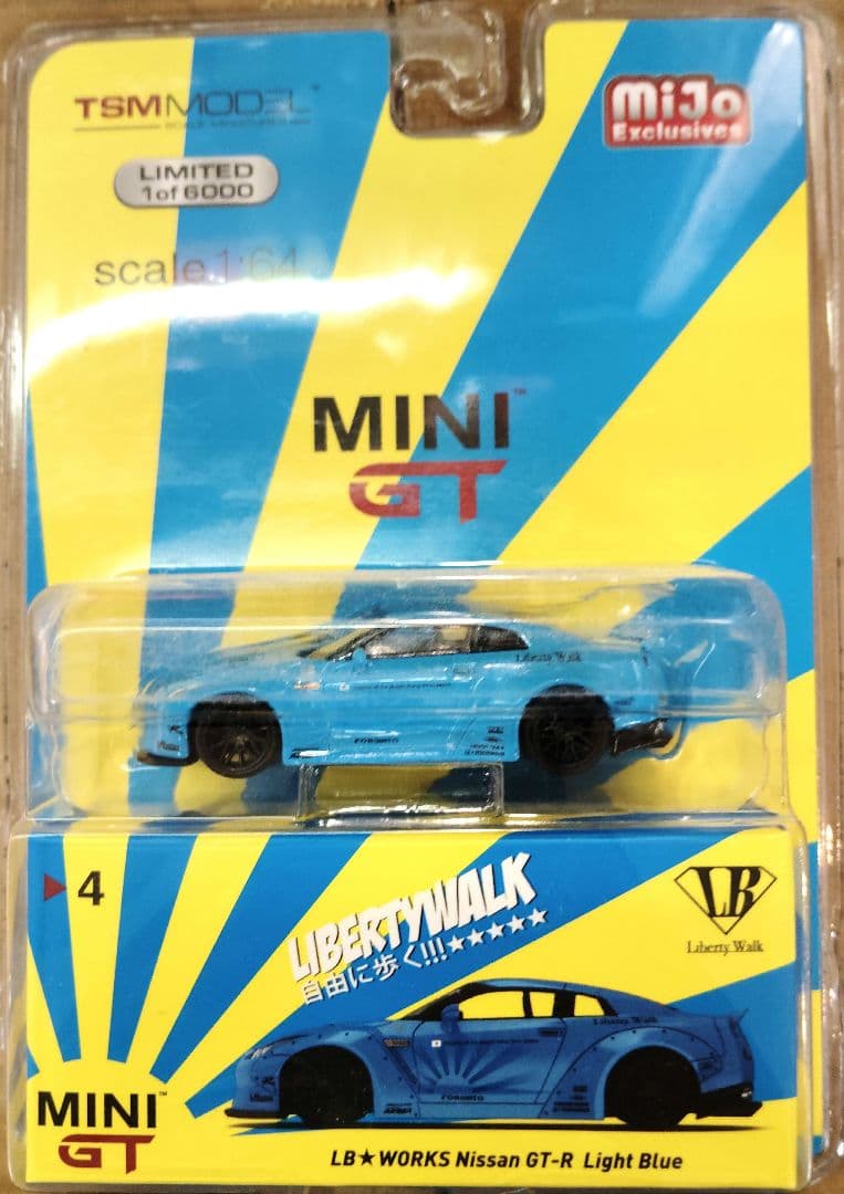 MINI GT LB★WORKS Nissan GT-R ライトブルー