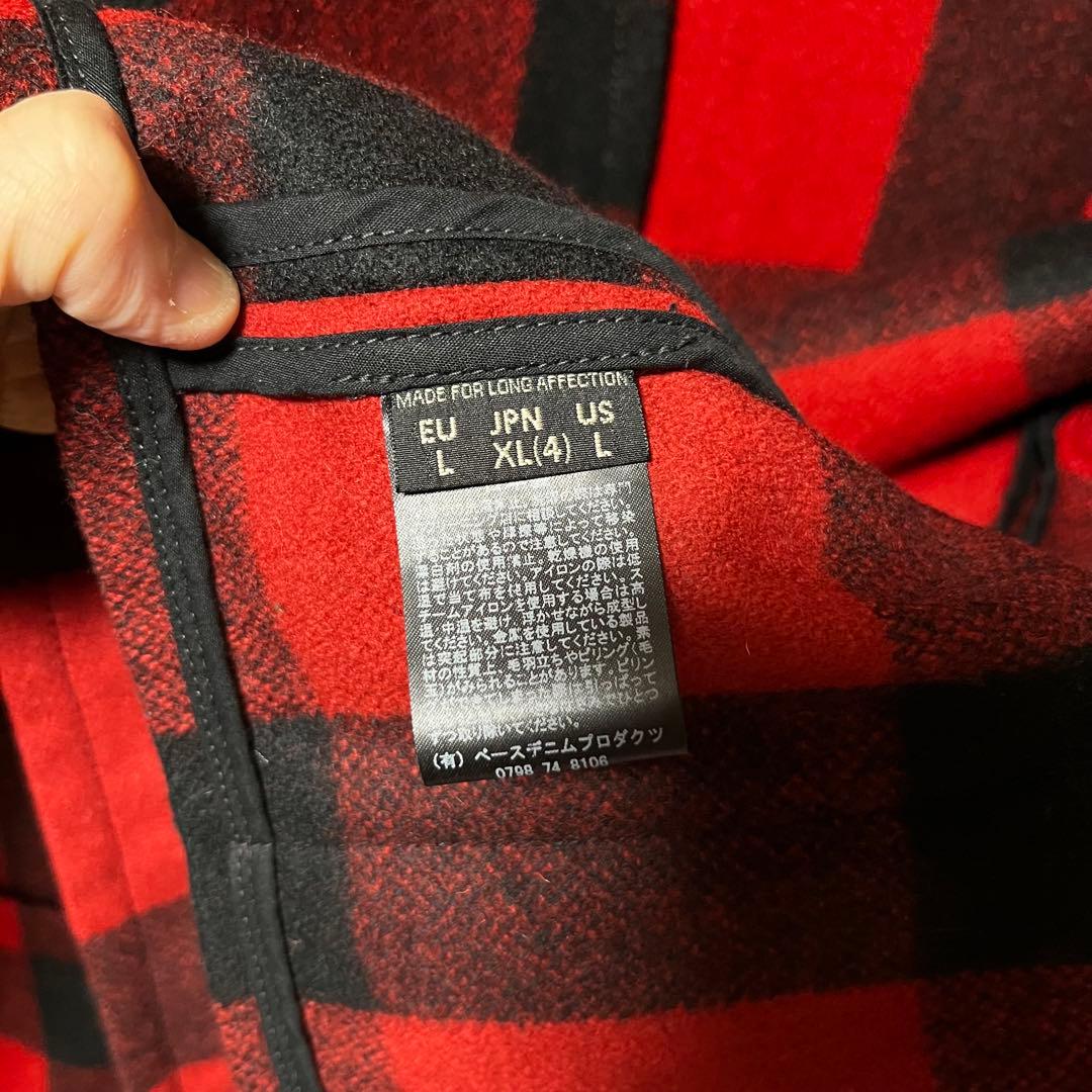 orSlow オアスロウ ウール ジャケット カーディガン チェック柄 XL