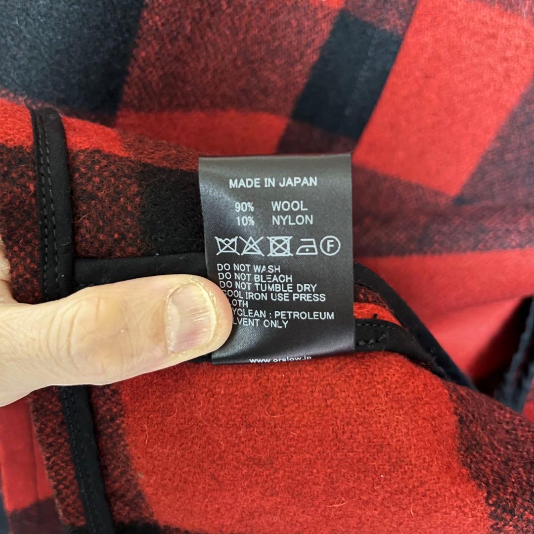 orSlow オアスロウ ウール ジャケット カーディガン チェック柄 XL