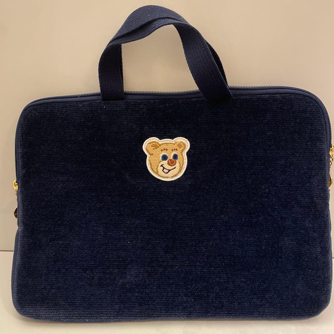 ラブラリーバイフェイラー オールドテディ ブリーフケース PCケース ネイビー