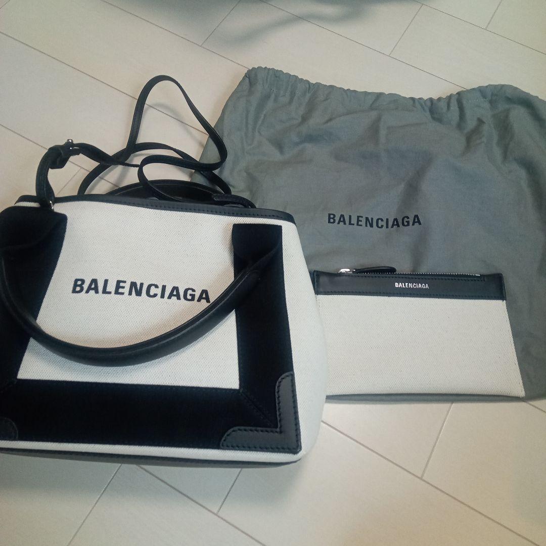 BALENCIAGA ショルダーバッグ ホワイト/ブラック