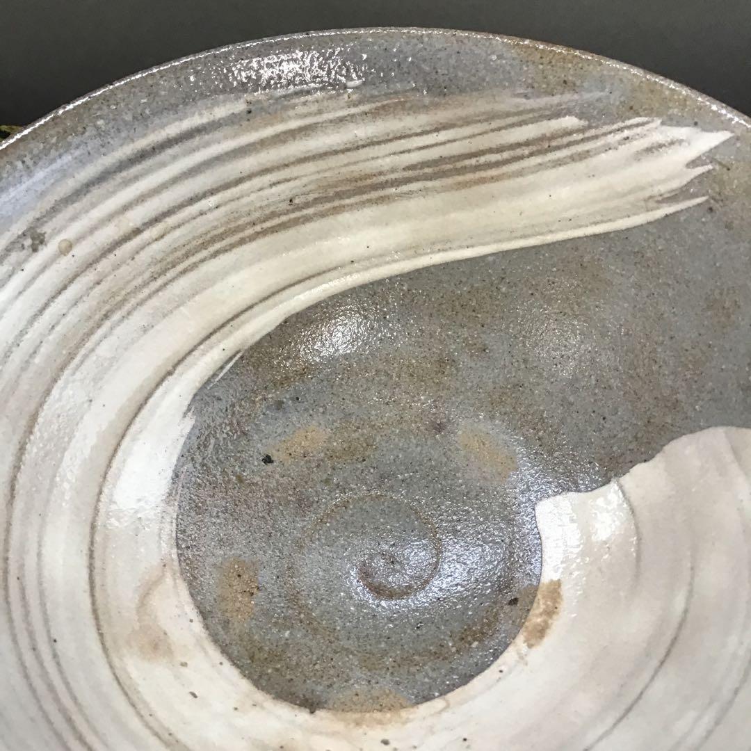 茶道具　茶碗　高麗焼茶碗　楽善斎　刷毛目茶碗　李方子　作　共箱　S217CW