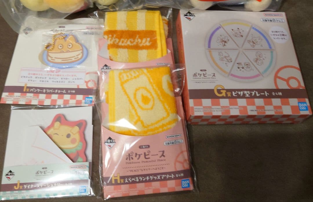 一番くじポケピース B賞ピカチュウ ラストワン賞ポッチャマ他　計7点