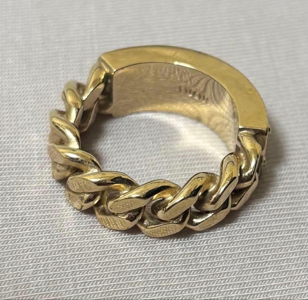 美品 Christian Dior Couture チェーンリング18号相当