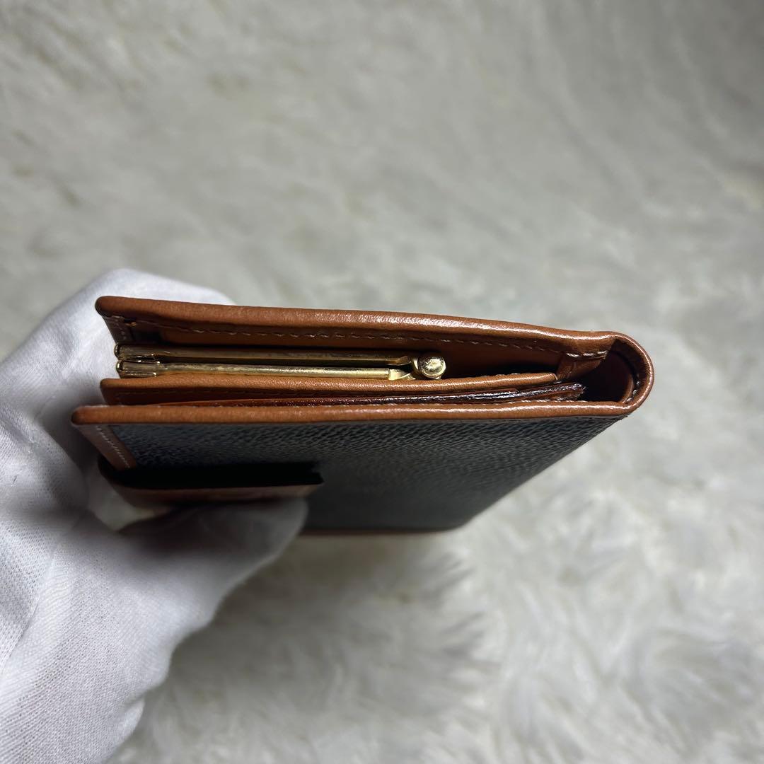 ✨美品✨CELINE 二つ折り財布 ブラウンレザー