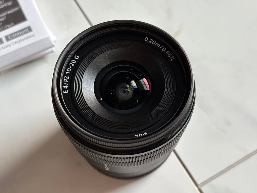 SONY E PZ 10-20mm F4 G レンズ　SELP1020g