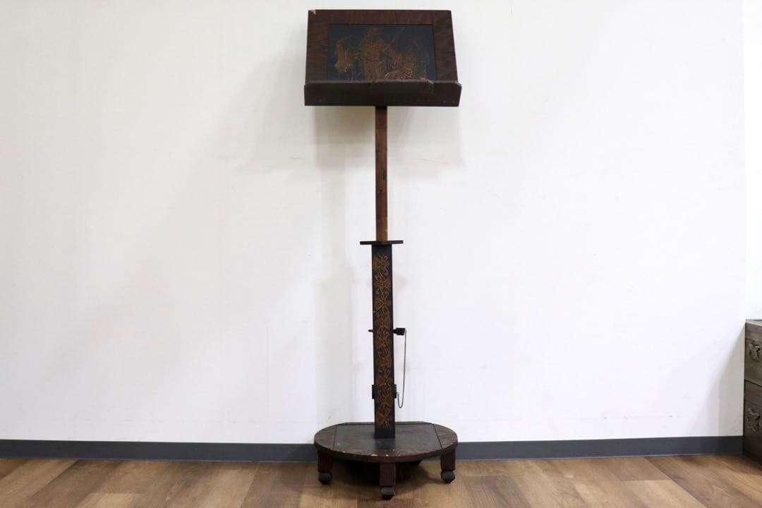 GMIK269○アンティーク メニュースタンド メニュー立て 書見台 高さ調