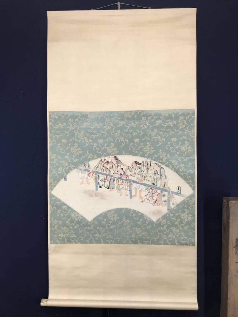 山内直枝/審査会/競技会/競写図/運動会/横物/掛軸/名家伝来/AC-557