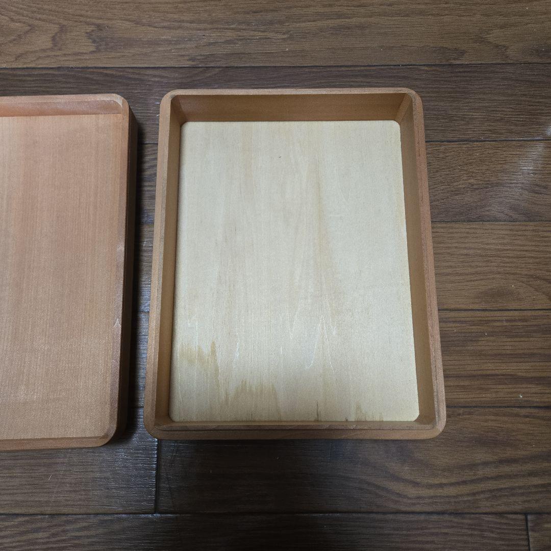 木製 鎌倉彫用桂木地 硯箱