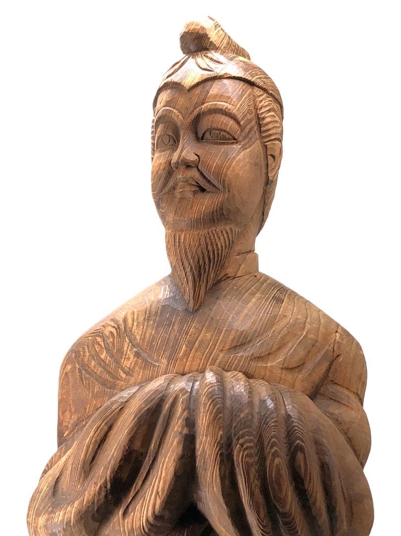 【 楠一木造 聖徳太子立像 】　高59.6ｃｍ　明治～昭和前期