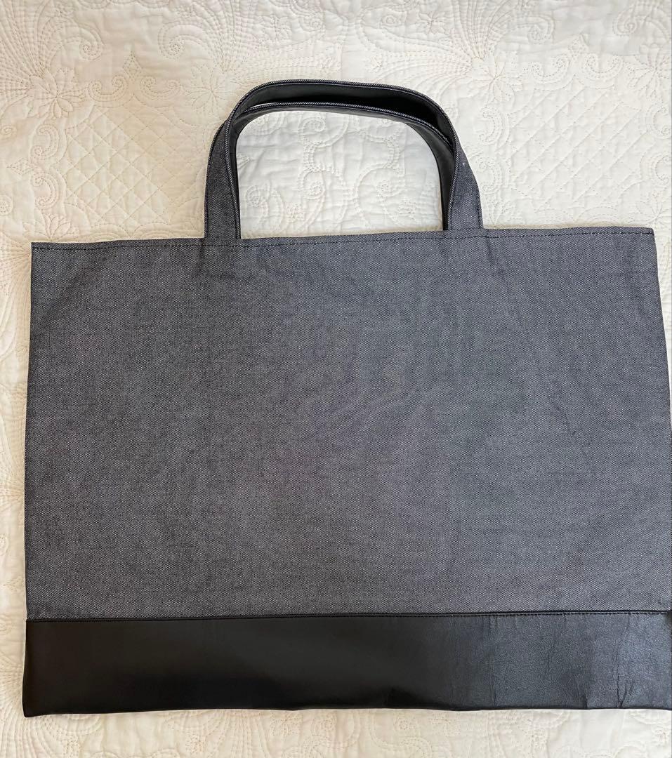 familiar デニムバック　バレリーナ　黒