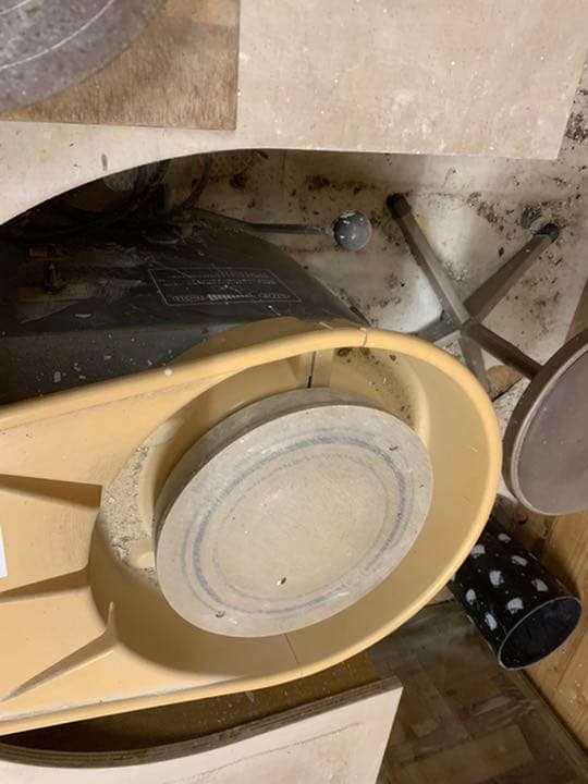 陶芸用ろくろとろくろ台