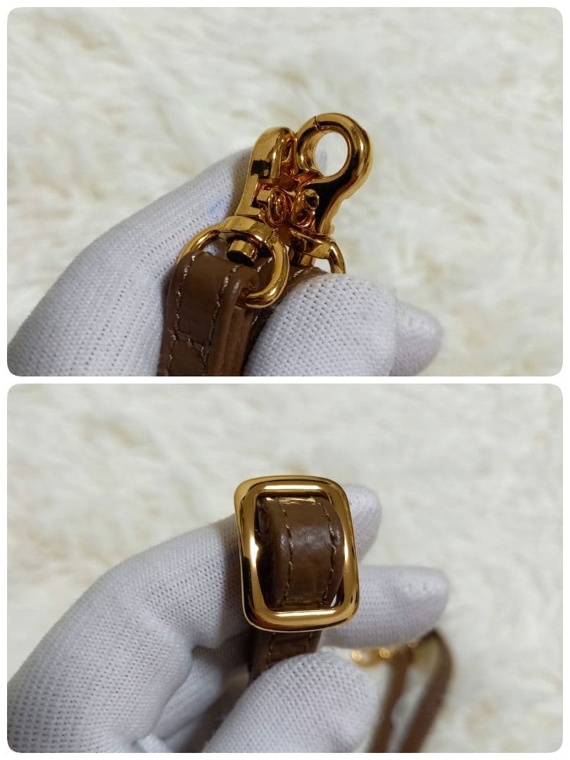 ブルーレーベルクレストブリッジ　２wayハンドバッグ　バンブー　チェック