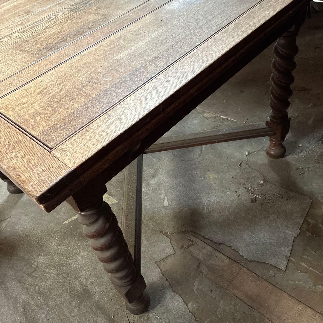 アンティーク伸長式ダイニングテーブル 店舗什器 や作業台