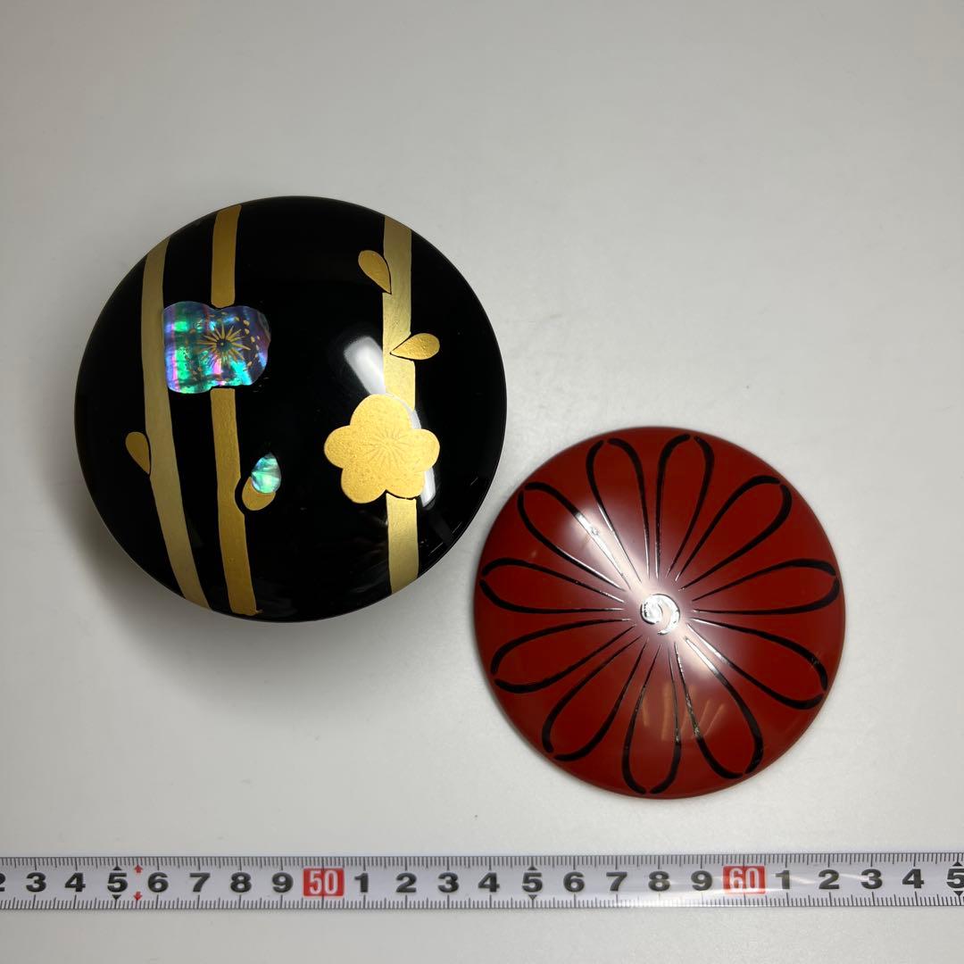 ☆茶3 岡本陽斉 春秋棗 共箱 高さ6cm東キ7-1122①