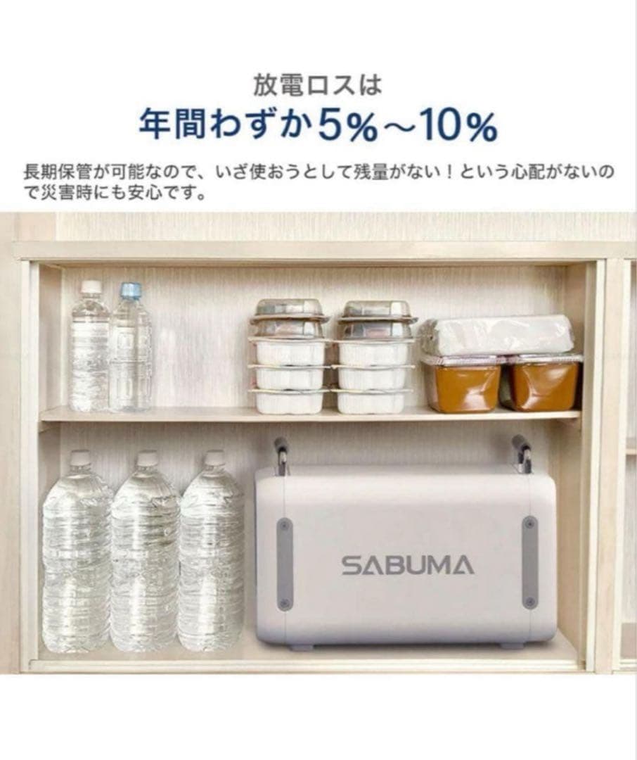 【新品未使用_動作確認済】SABUMA S2200 ポータブル電源