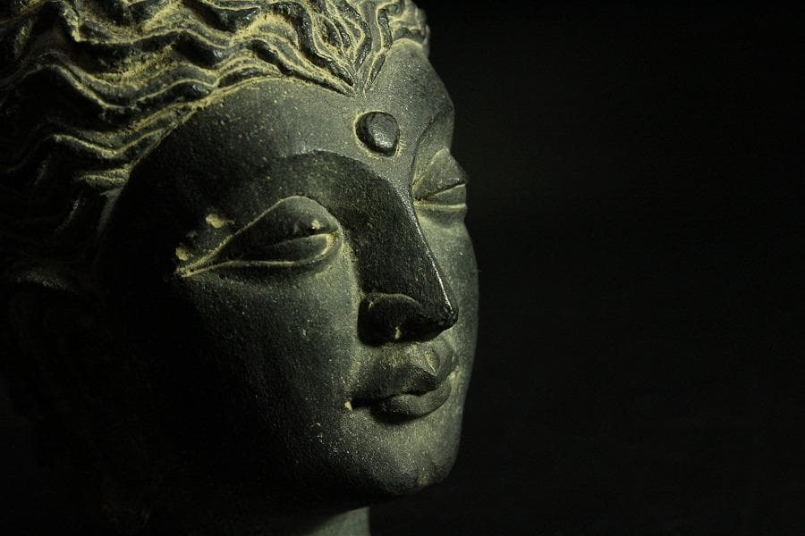 仏教美術 ガンダーラ仏頭(K-XA903)