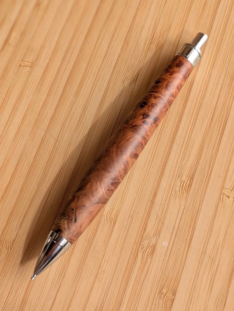 木軸工房KIKIシャープペンシル（花梨瘤）