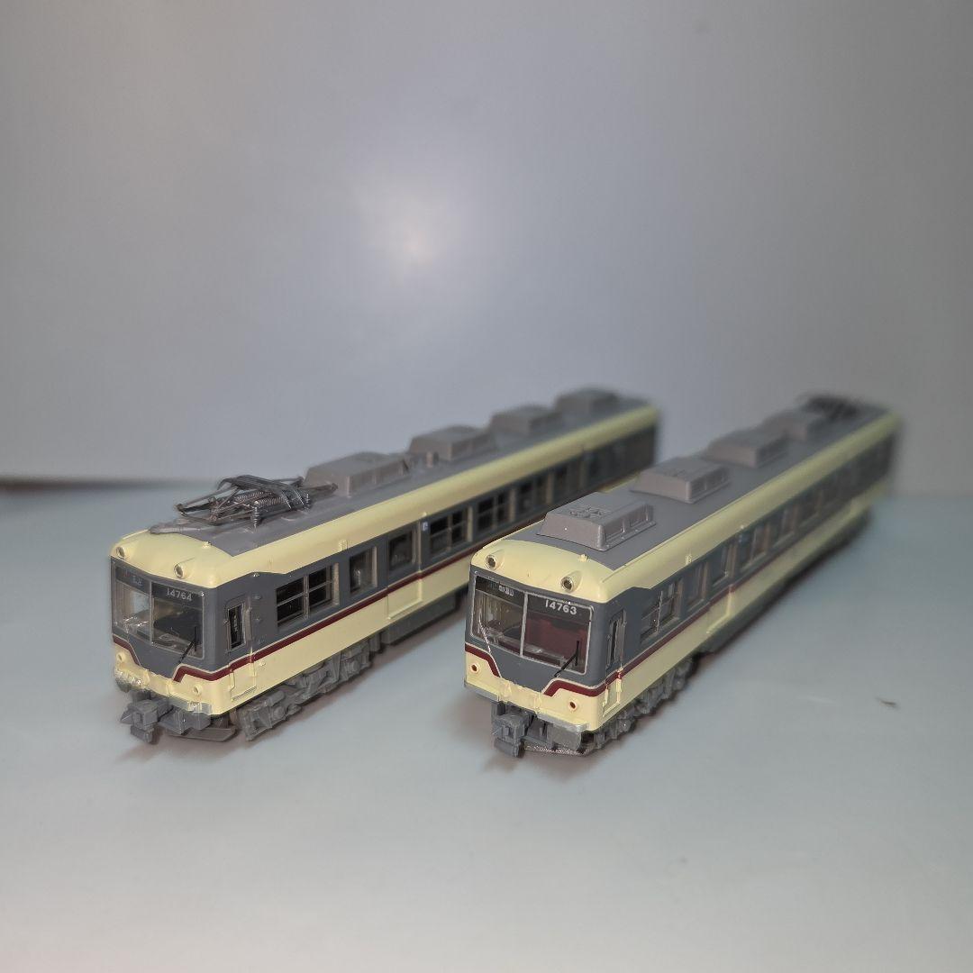 現状品 富山地方鉄道14760形 14763+14764 N化済み2両セット