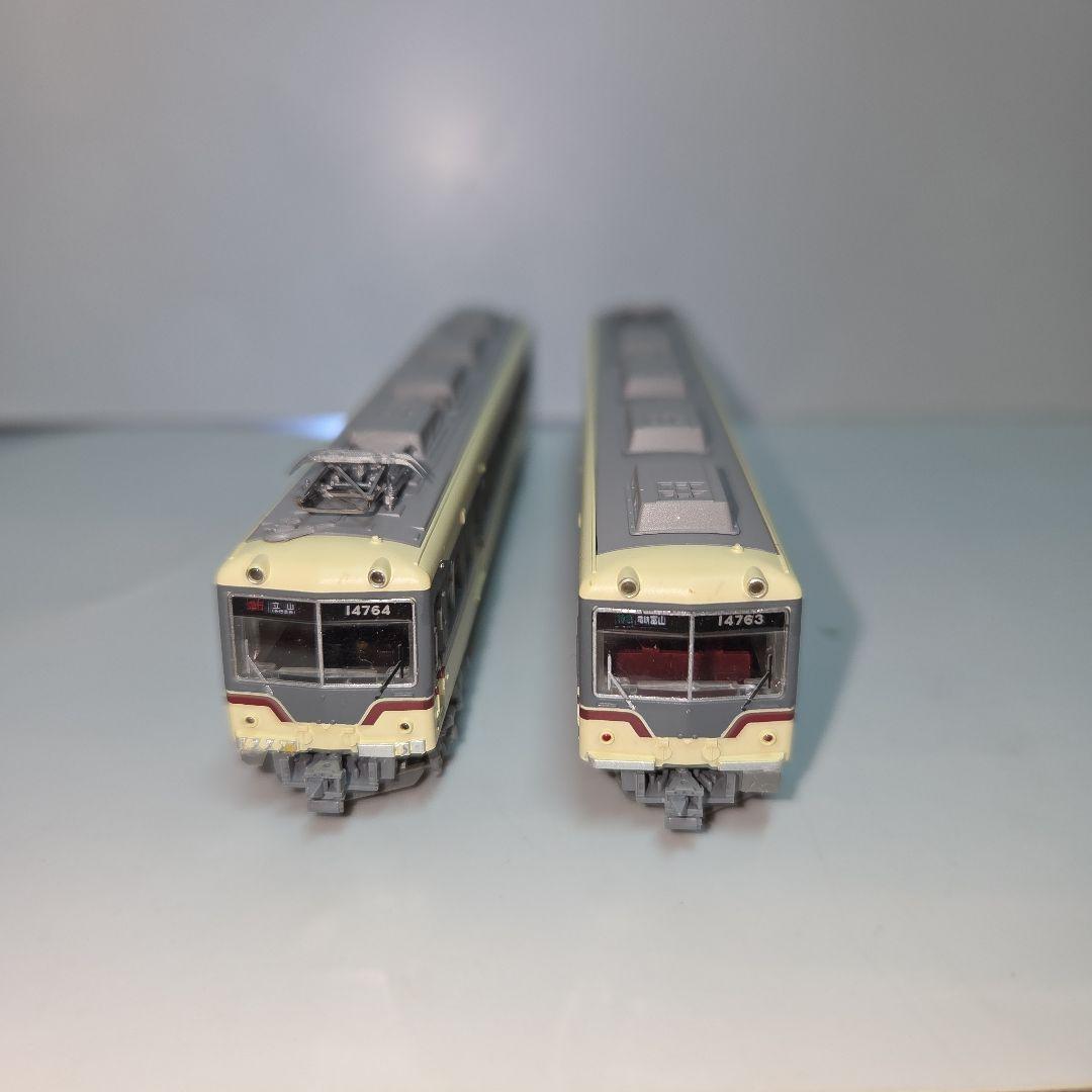 現状品 富山地方鉄道14760形 14763+14764 N化済み2両セット