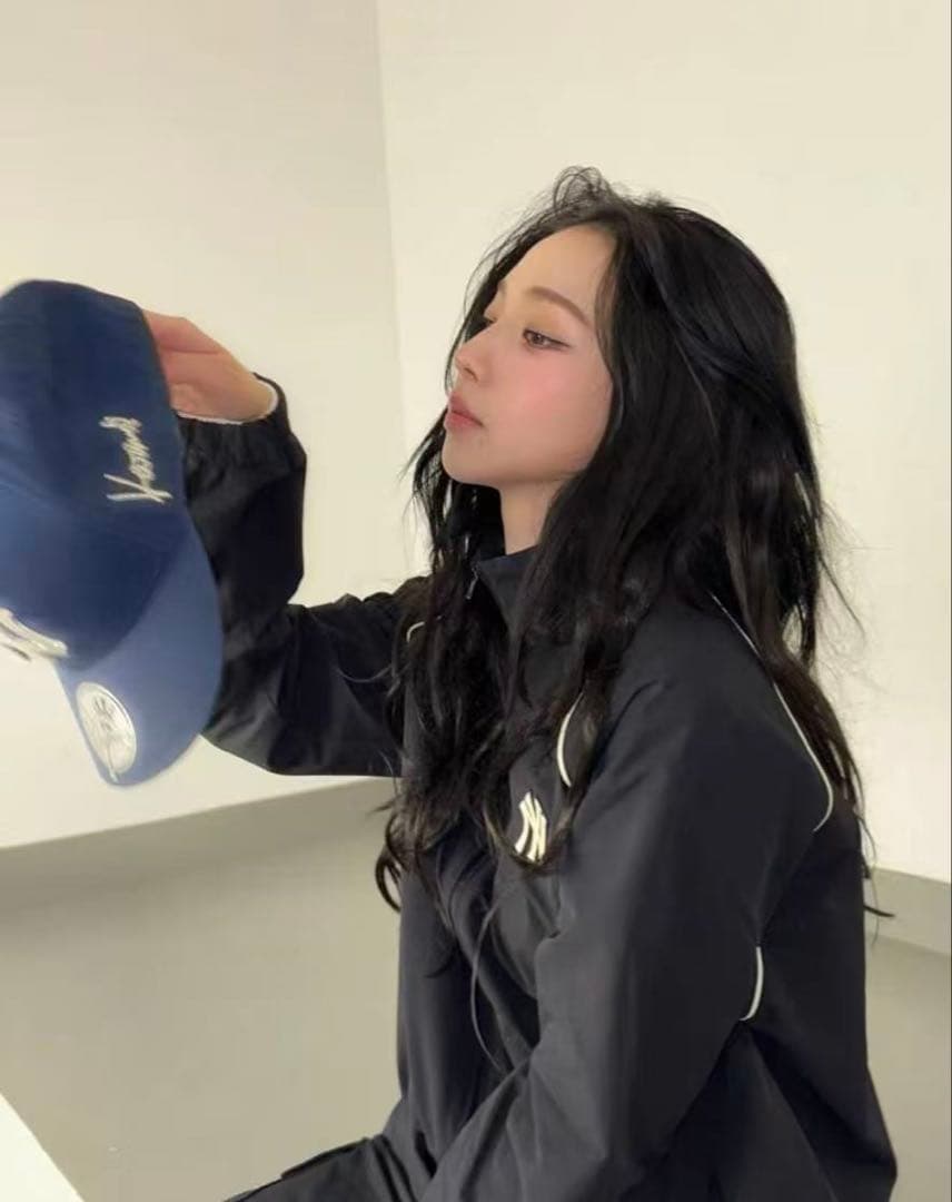 aespa エスパ カリナMLB ボールキャップ 帽子　トレカセット