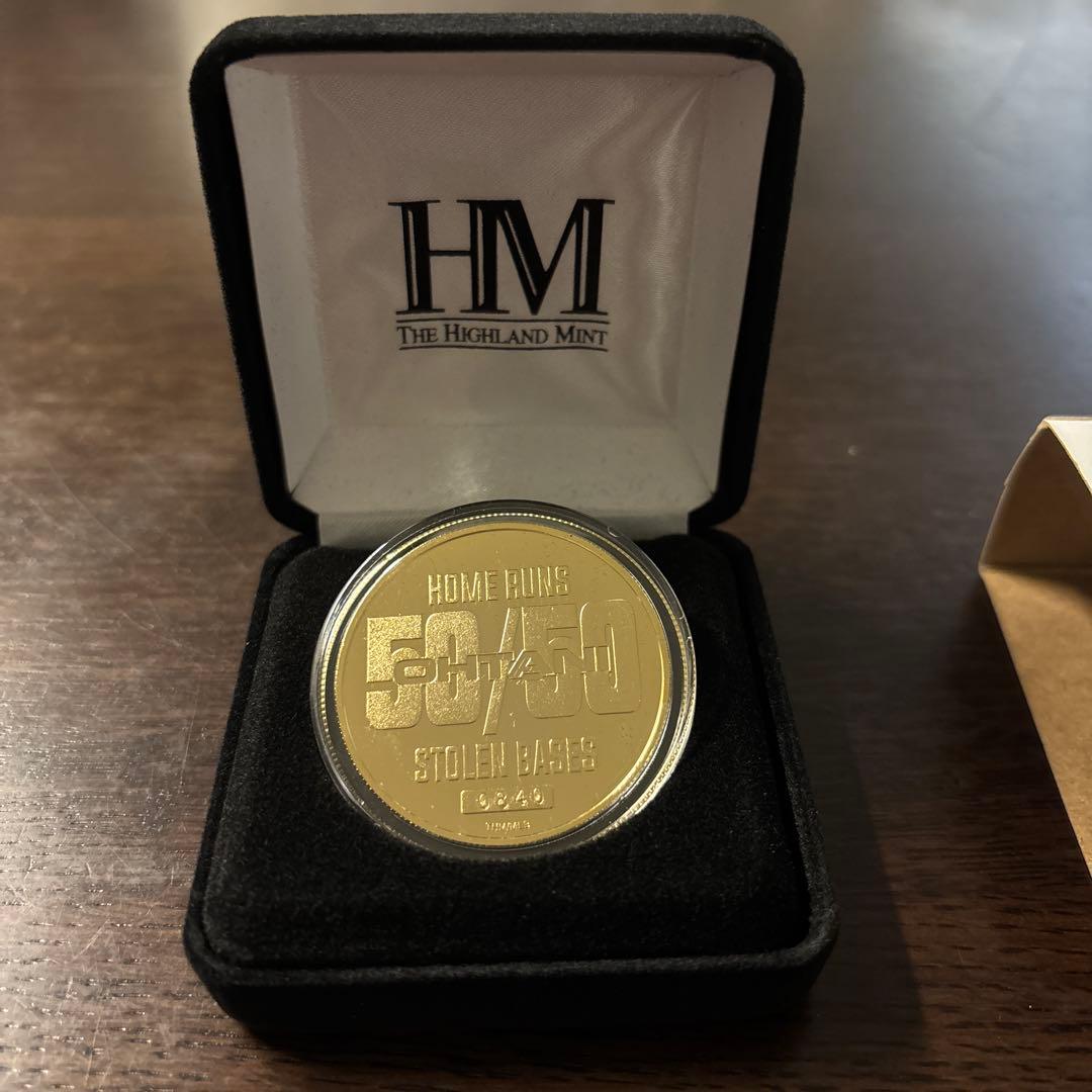 ドジャース大谷翔平Shohei Ohtani 50/50 記念ゴールド