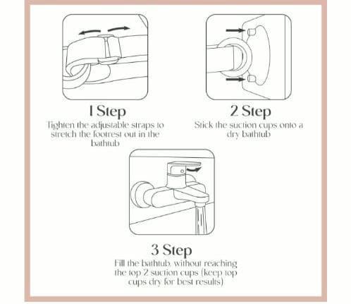木製 リラックス ポータブルバスルーム フットレスト バスタブアクセサリー