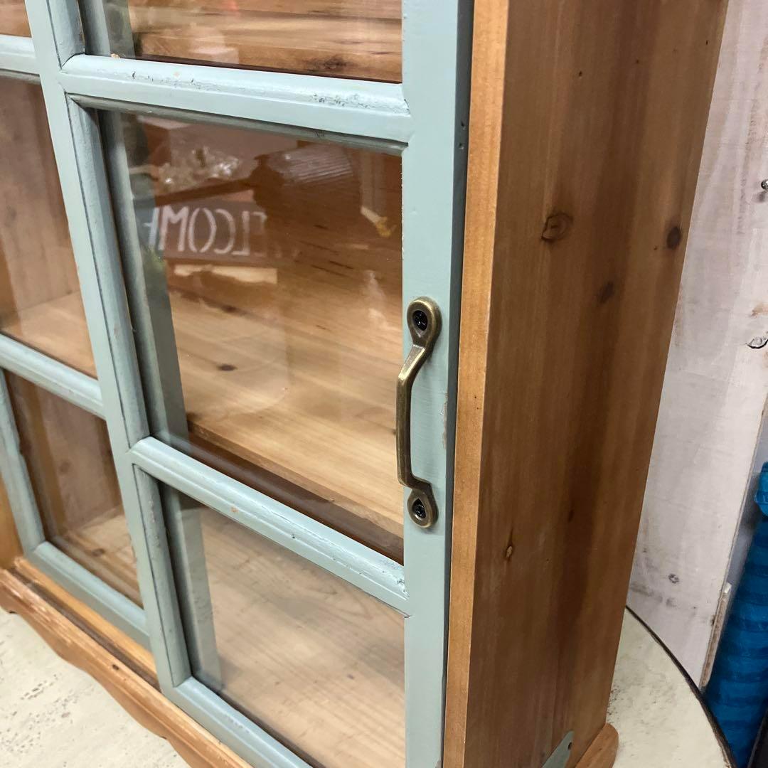 再入荷 グランシュマン　木製ガラス扉収納キャビネット