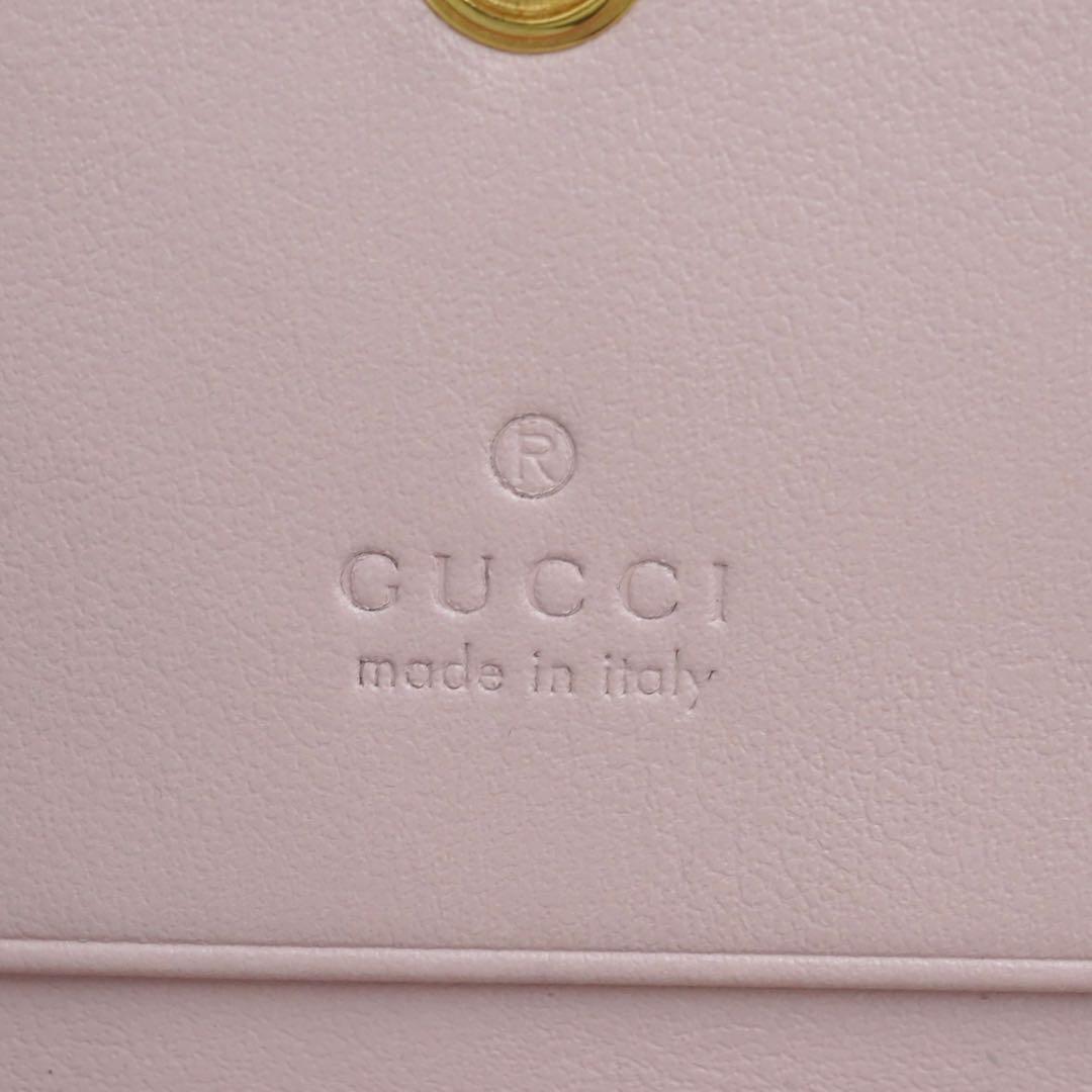 ✨新品未使用・箱付✨　GUCCI ミニ財布 マーモント　GGライン　キルティング