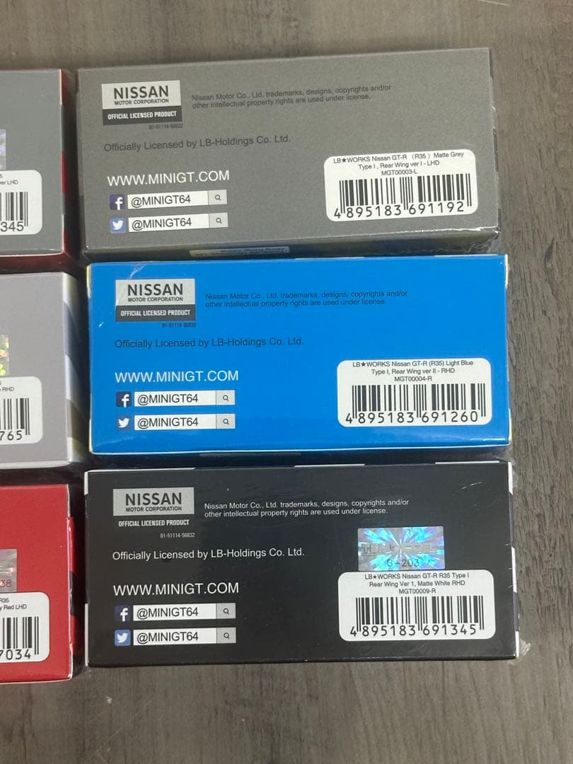 MINI GT LBワークスミニカー 6台セット