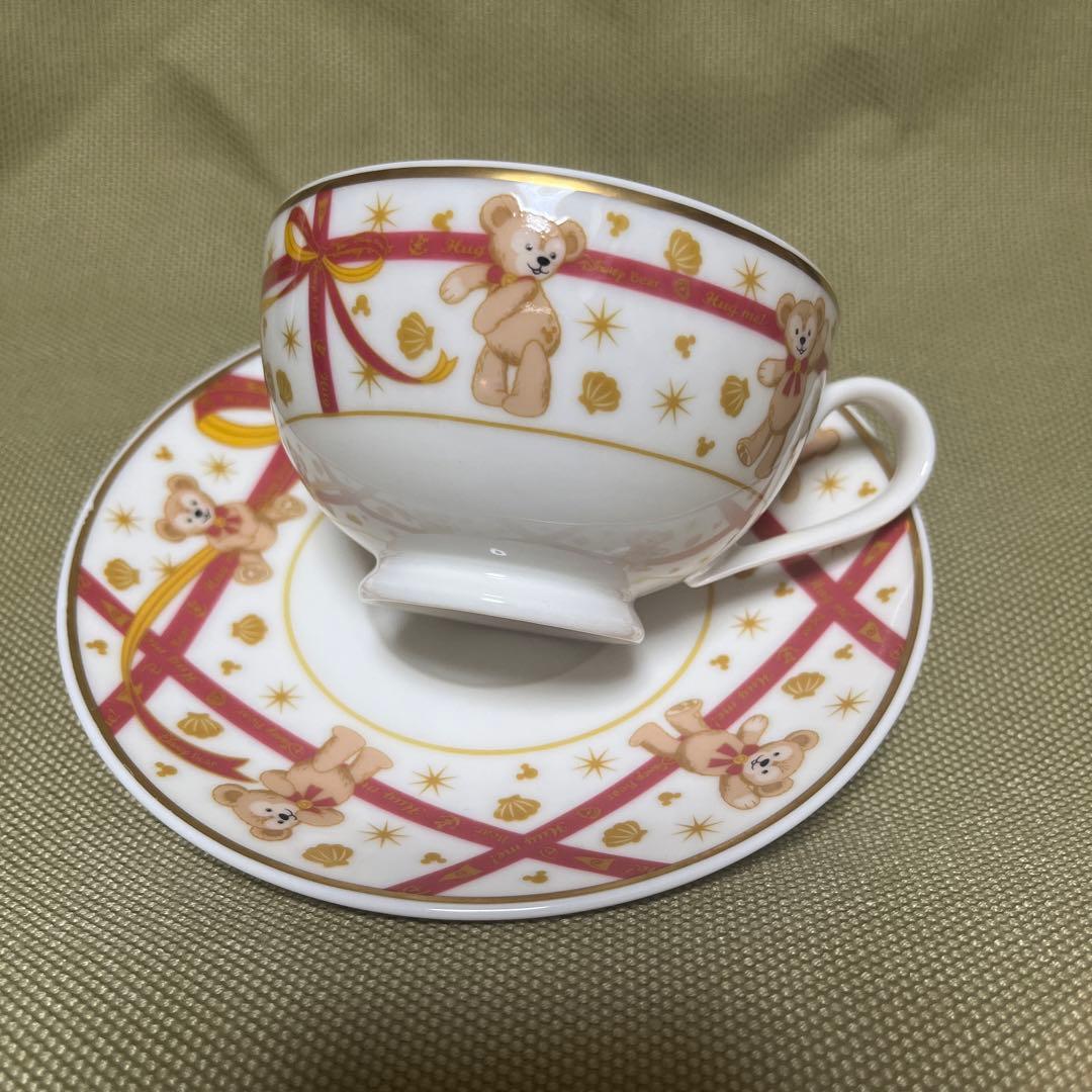 激レア！ディズニーベア　ダッフィー　ティーカップ　ソーサー　　ディズニーシー