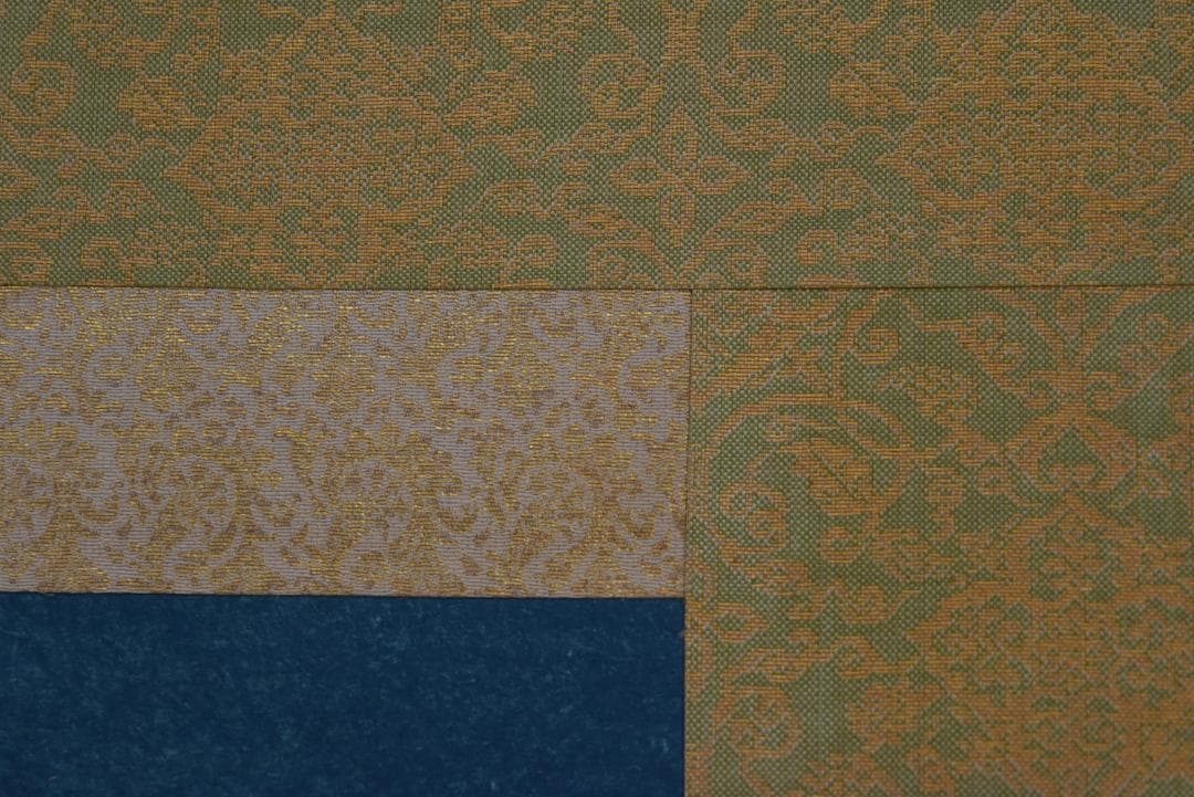 【真作】川村憲邦/鯉図/游鯉図/横物/掛軸☆宝船☆Z-685