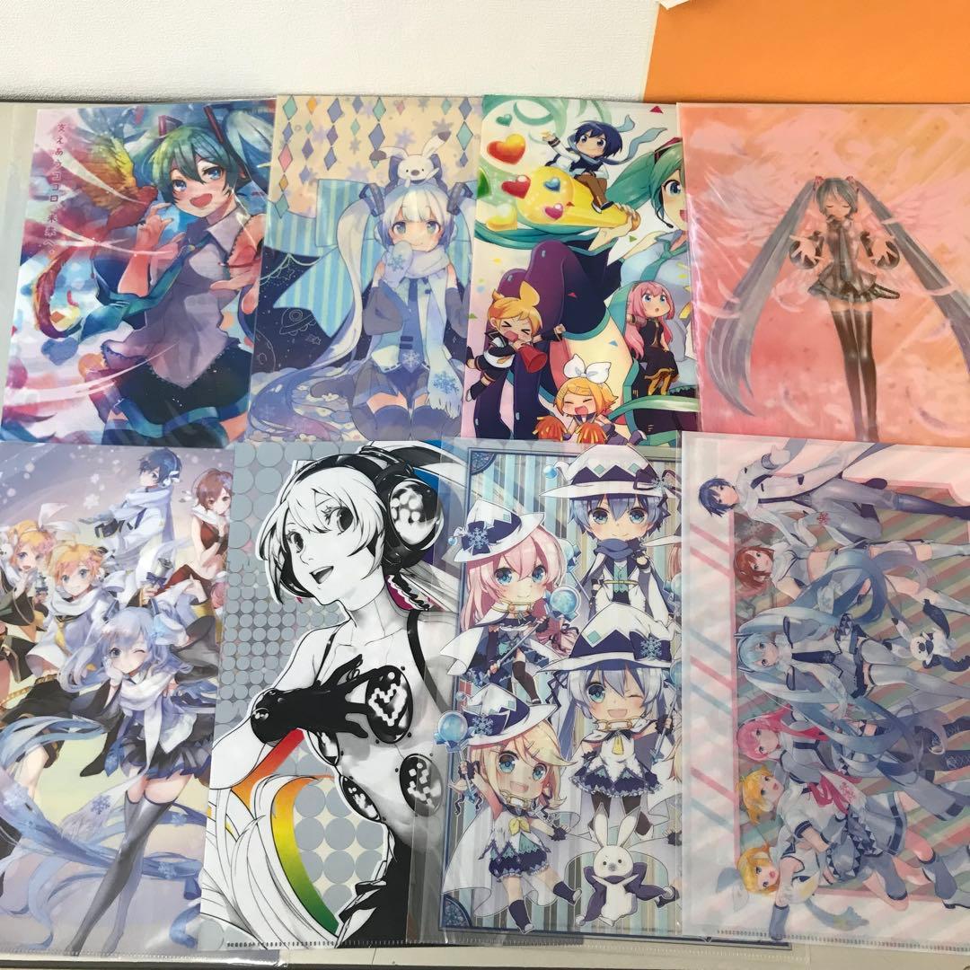 初音ミク　クリアファイル　大量　まとめ売り　雪ミク　コンプリートセット