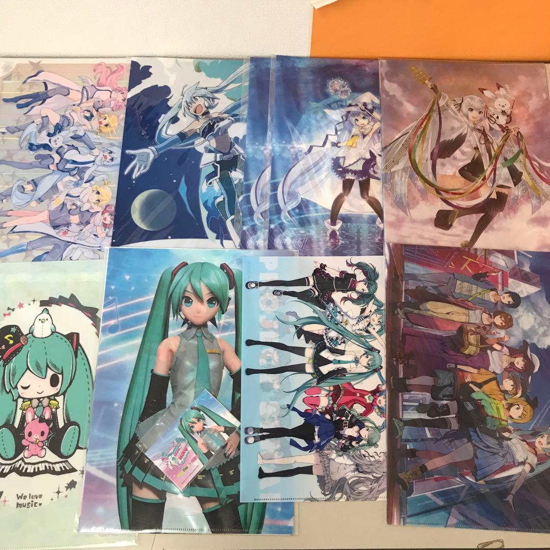 初音ミク　クリアファイル　大量　まとめ売り　雪ミク　コンプリートセット