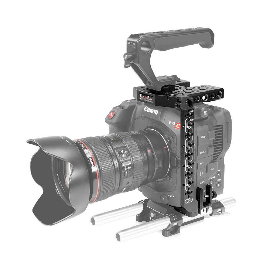 SHAPE CANON EOS C80 cage + Vマウントプレート