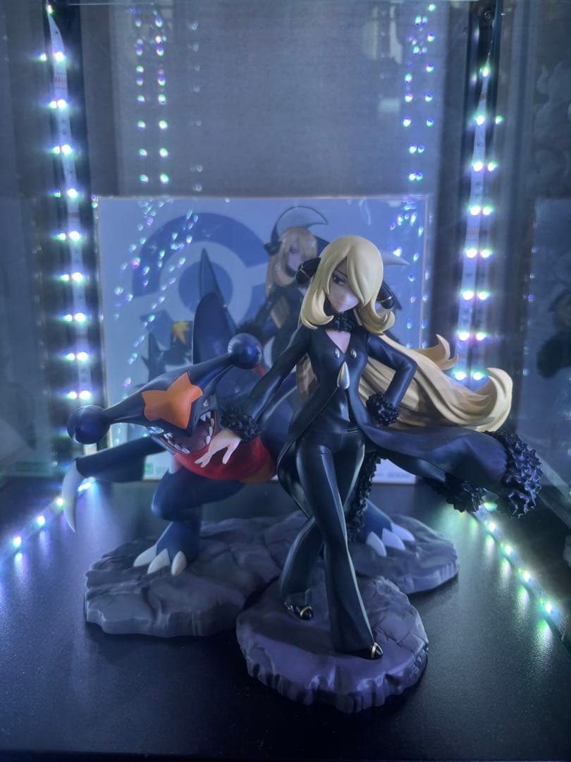 【汚れ有】シロナ with ガブリアス フィギュア コトブキヤ 箱無し 色紙つき