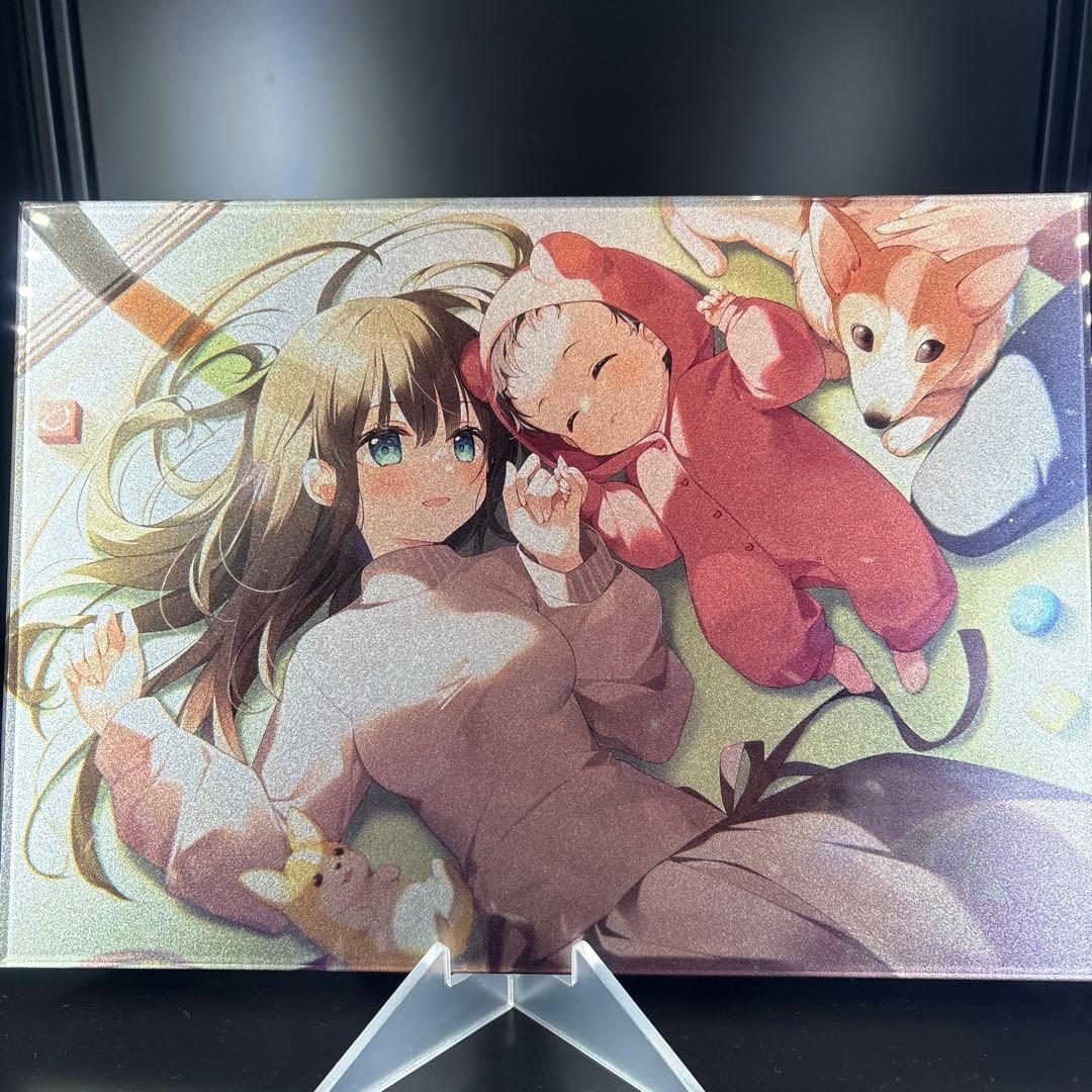 すいみゃ　絵師100人展　アクリルアートプレート2個セット