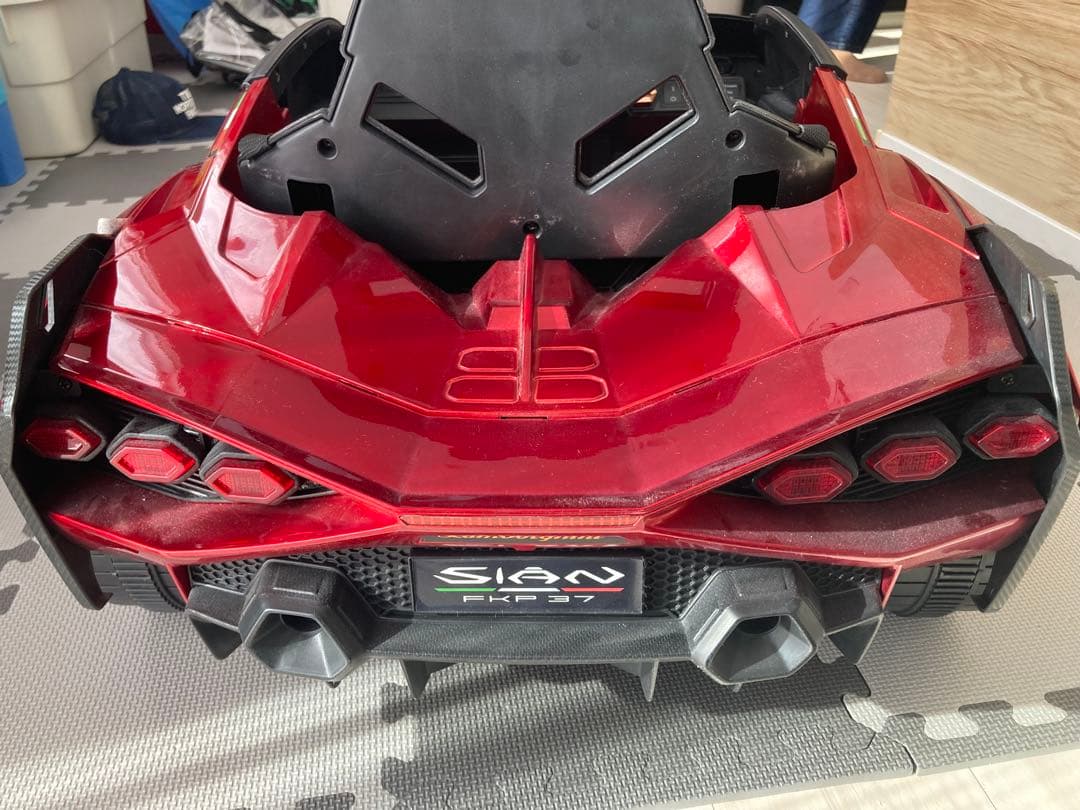 ランボルギーニ Sian 赤 ミニカー 中古　動作確認済