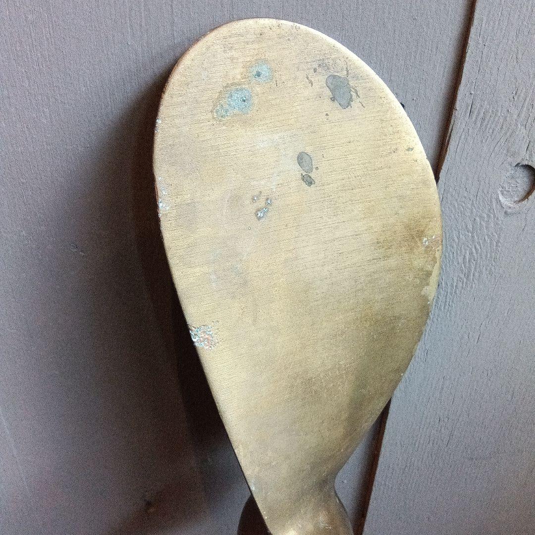 真鍮製プロペラ 約2.8ｋｇ　ボート　ヴィンテージ　置物　ディスプレイ