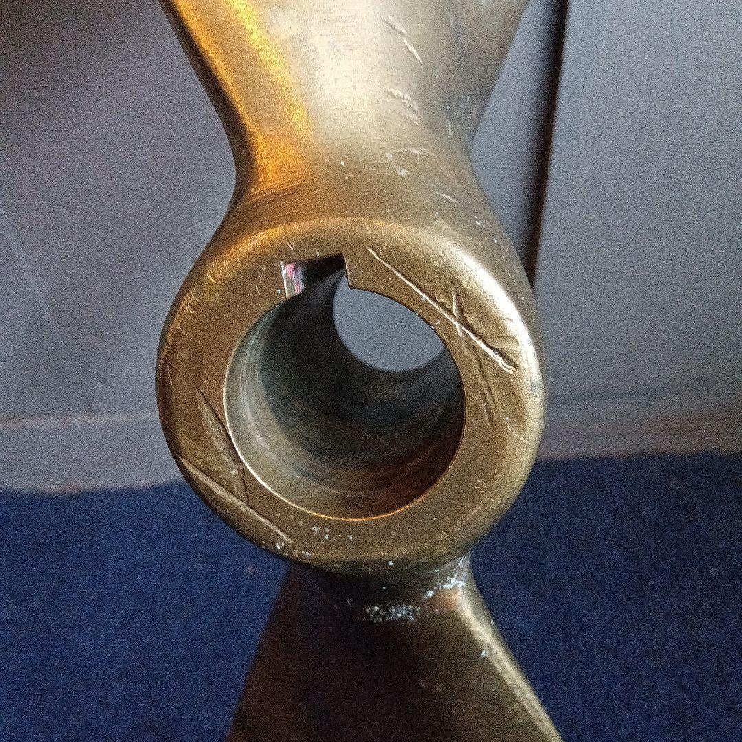 真鍮製プロペラ 約2.8ｋｇ　ボート　ヴィンテージ　置物　ディスプレイ