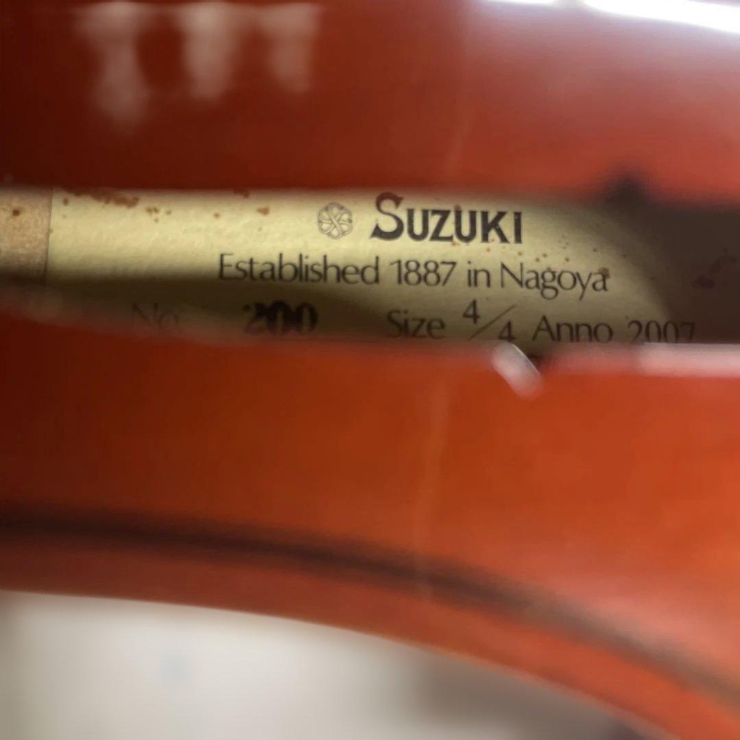 Suzuki バイオリン 本体 No.200 4/4 anno 2007