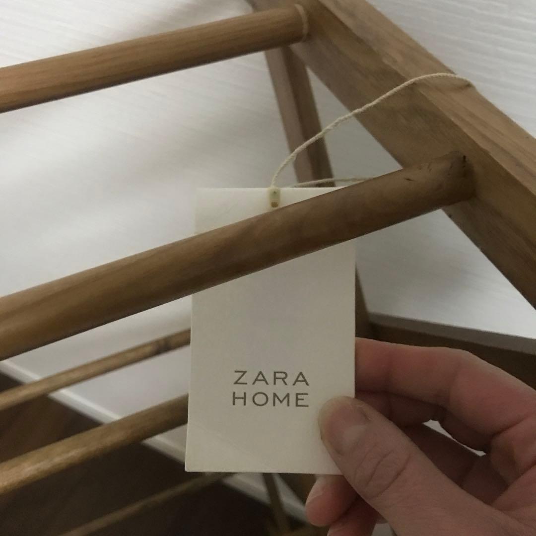 木製折り畳み洗濯物干し　ザラホーム